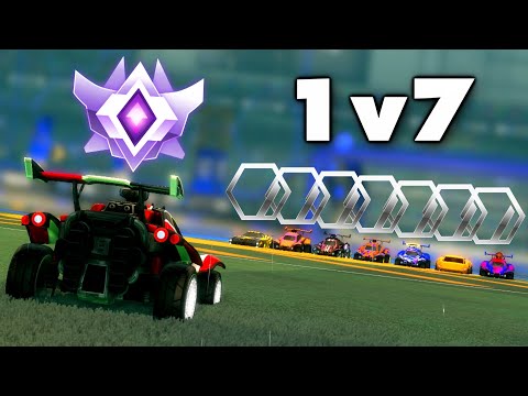 Desafiando 7 Pratas para jogarem contra mim no Rocket League...