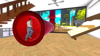 What's Inside The Longest Pipe - INDIAN BIKES DRIVING 3D