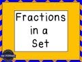 Identifying Fractions in Sets