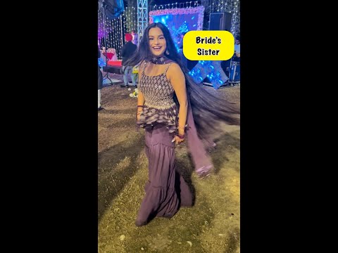 Bride Sister 😱 #crafteraditi #youtubepartner #shorts #youtubeshorts #dance #wedding @CrafterAditi