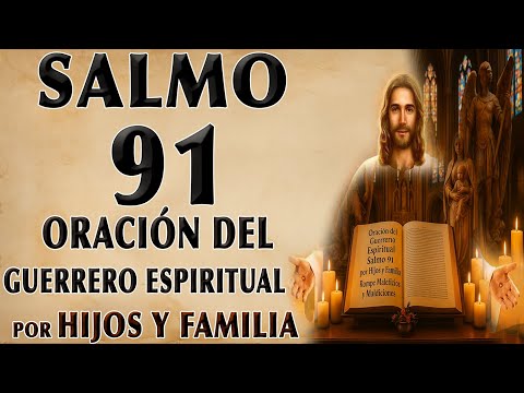 ORACIÓN DEL GUERRERO ESPIRITUAL SALMO 91 POR HIJOS Y FAMILIA, ROMPE MALEFICIOS Y MALDICIONES