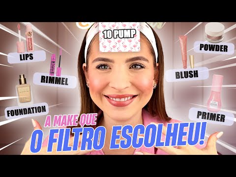 O FILTRO DO TIKTOK DECIDIU A QUANTIDADE QUE EU TENHO QUE USAR DE CADA PRODUTO!!! | Fernanda Tumas