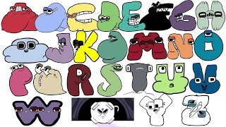 Alphabet Lore But Everyone Is Fat Transform A Z