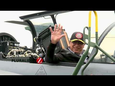 El presidente Petro en la feria Aeronáutica y espacial F Air Colombia