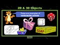 Exploring 2D and 3D Objects in Math