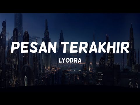 lyodra - pesan terakhir (lirik)🎵 genggam tanganku sayang dekat denganku peluk diriku