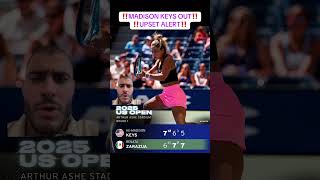 MADISON KEYS OUT OF THE US OPEN