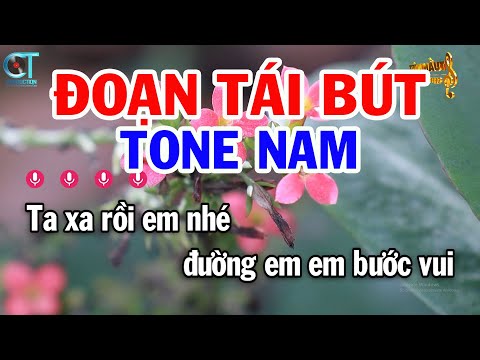 Karaoke Đoạn Tái Bút Tone Nam ( D#m ) Nhạc Sống Mới || Karaoke Tuấn Kiệt