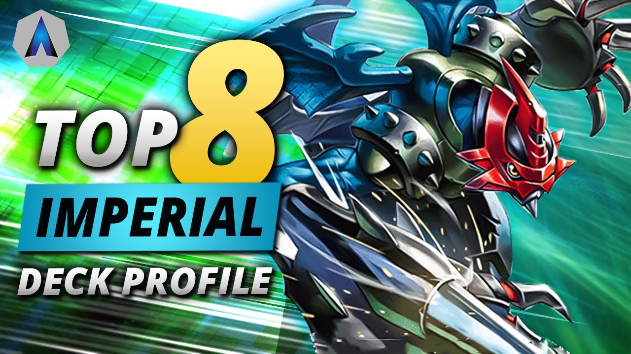 Digimon TCG! TOP 8!!! Imperialdramon Deck Profile!!! (BT8 English Format)
