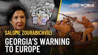 YouTube video thumbnail: Salome Zourabichvili: “Russia Has Already Lost” Georgia's Former President for TVP World