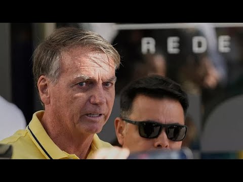 YouTube video thumbnail: Brazil's Former President Bolsonaro Planned to Seek Asylum in Argentina, Police say