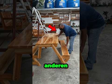 Er ist den meisten Tischlern eine Schritt voraus 🤫😂