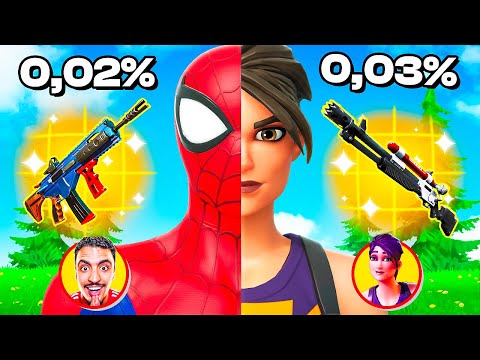 1h pour RECUPERER les ARMES les plus RARES de Fortnite MYTHIQUES vs EXOTIQUES !
