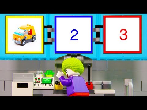 LEGO Experimental Clown Vehicle STOP MOTION LEGO Clown Pie Shooter Car | LEGO Vehicle | Billy Bricks