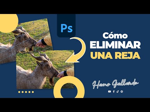 CÓMO ELIMINAR UNA REJA | Photoshop