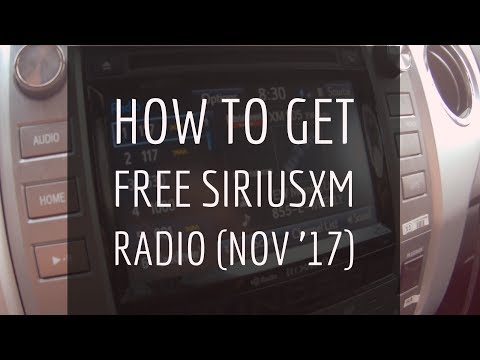 Sirius xm free hack