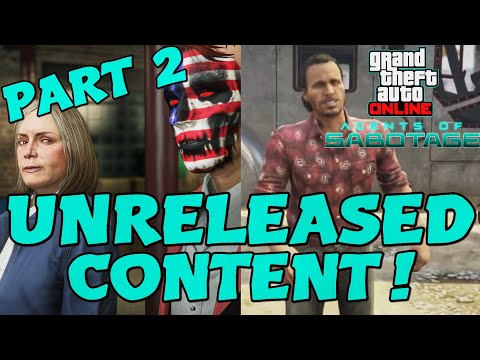 GTA Online - Agents of Sabotage DLC Part 2 (Unreleased Content, Clothing, Vehicles, Oscar Guzman)