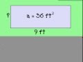 Finding the Missing Side from Area Problems