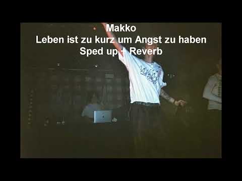 makko - Leben ist zu kurz um Angst zu haben (sped up + reverb)