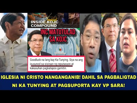 INC NANGANGANIB DAHIL SA PAGSUPORTA KAY VP SARA AT PAGBALIGTAD NI KA TUNYING! MATUTULAD SA KOJC?