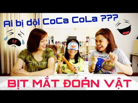 THÁCH BỊT MẮT ĐOÁN VẬT: AI SẼ BỊ DỘI COCA COLA?(Theo Yêu Cầu)- SONG THƯ CHANNEL[Clip Hài Hước]