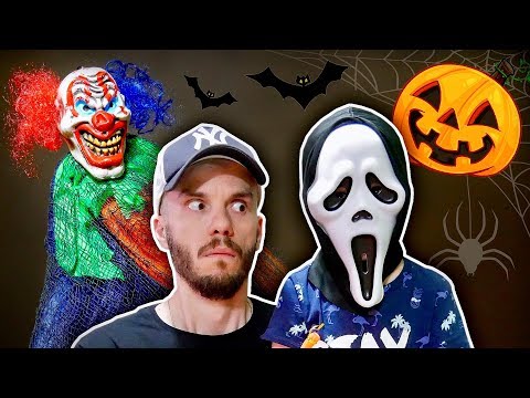 HALLOWEEN 2018 - COISAS ASSUSTADORAS QUE COMPRAMOS!! 🎃Máscaras, Maquiagem, Palhaço e Abóbora