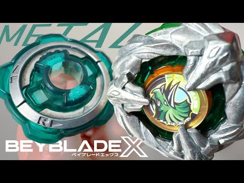 The First METAL RATCHET Ever! Tricera Press M-85BS Booster Pack Unboxing & Test Battles | Beyblade X