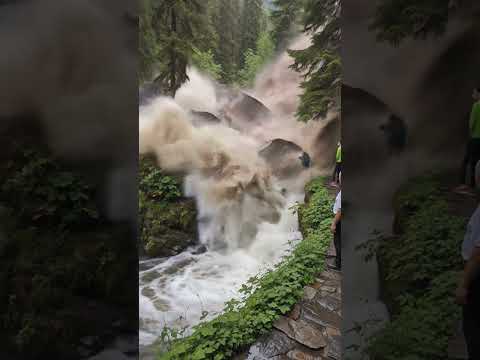 WARNING: Dam Fails at Scenic Waterfall in China — Tourists Buried by Massive Landslide!