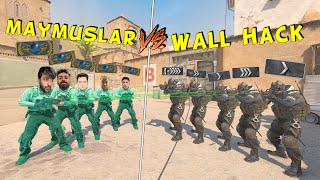 GLOBAL MAYMUŞLAR vs 5 HİLECİ ! BÖYLE HİLE GÖRÜLMEDİ CS 2