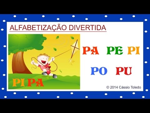 Vídeo Educativo Infantil - Alfabetização PA PE PI PO PU