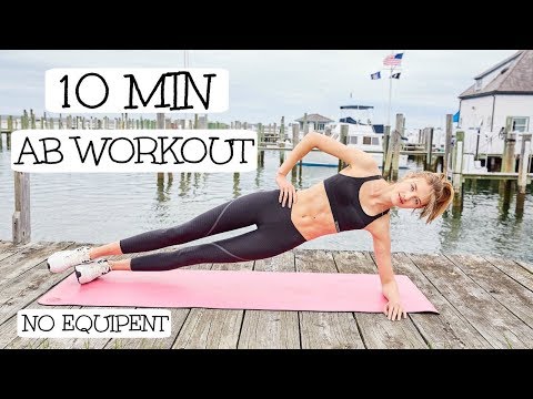 10 Minute Model Ab Routine | Model Workouts | Sanne Vloet