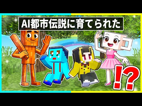 AI都市伝説に育てられた子供が生まれてから死ぬまで【まいくら / マインクラフト】
