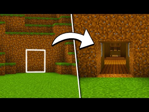 How to Build a HIDDEN BASE in Minecraft!