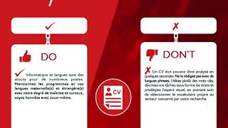 Les Do’s and Don’t’s pour un CV efficace | Adecco Luxembourg