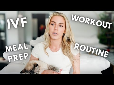 Day In My Life: IVF, Meal Prep, Workout