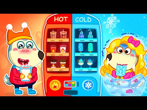 Quente ou Frio? 🔥❄ Música dos Irmãos Opostos 🌸 Lucy Canções Infantis