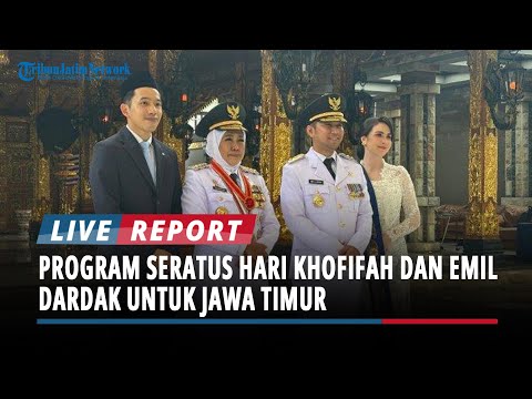 Ini Program Seratus Hari Khofifah dan Emil Dardak di Periode Dua Sebagai Gubernur dan Wagub Jatim