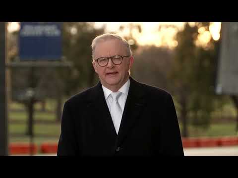 YouTube video thumbnail:  Australia's Albanese Says Netanyahu 'in Denial' Over Suffering in Gaza