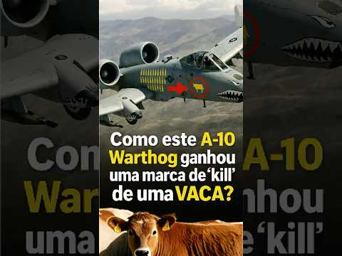 Como um A-10 Warthog ganhou uma marca de “kill” de uma vaca