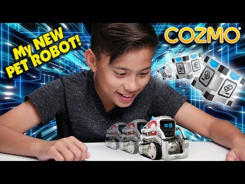 MY NEW PET ROBOT!!!  Hanging Out With COZMO! Robot Companion from Anki