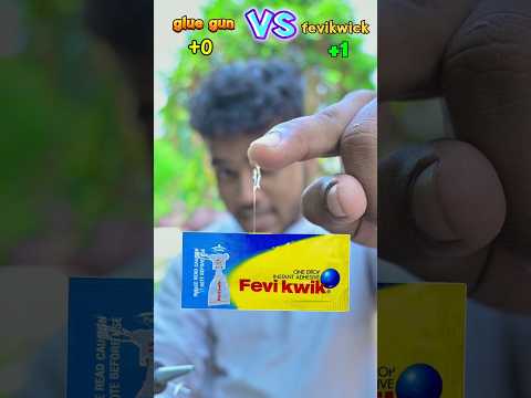 Glue gun vs fevikwick #experiment #shortsfeed