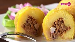 Papa rellena | Crepas de mazapán | Hot dogs de alambre