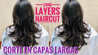 LONG LAYERS HAIRCUT TUTORIAL