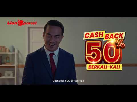 Iklan Lion Parcel - Joe Taslim Kasih Ongkir Cashback 50% BERKALI-KALI