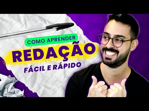 COMO APRENDER REDAÇÃO FÁCIL e RÁPIDO