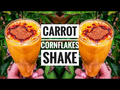 Carrot Cornflakes Shake |Foodie Sha|