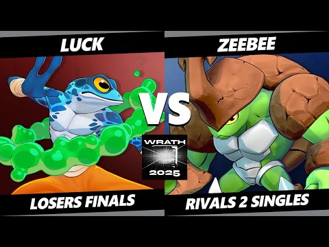 Wrath 2025 LOSERS FINALS - Luck (Ranno) Vs. ZeeBee (Kragg) Rivals of Aether II - RoA2