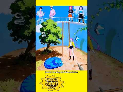 Gamenew-Rumi bị rơi xuống nơi ở của hổ lam #gamenew #anime