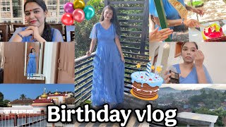 Birthday vlog🎈: GRWM Makeup + Outfit | How I spent my birthday 🎂💖🌸💙🌱