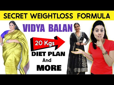 Vidya Balan's 20 Kgs Weight Loss Secret Formula | How To Lose Weight FAST Like Vidya Balan